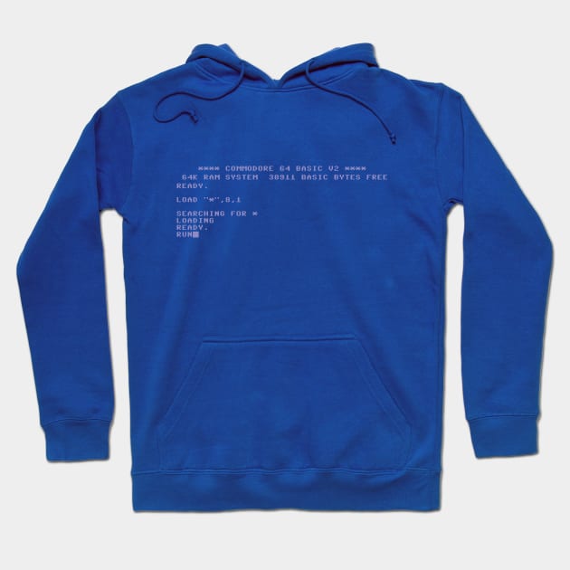 Commodore Boot Screen Disk Load Hoodie by ChoccyHobNob